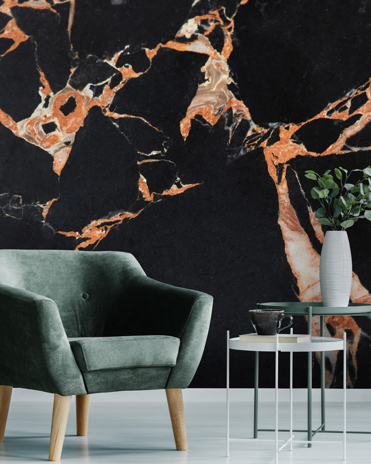Hialeah Guild professional wallpaper installation in a modern interior