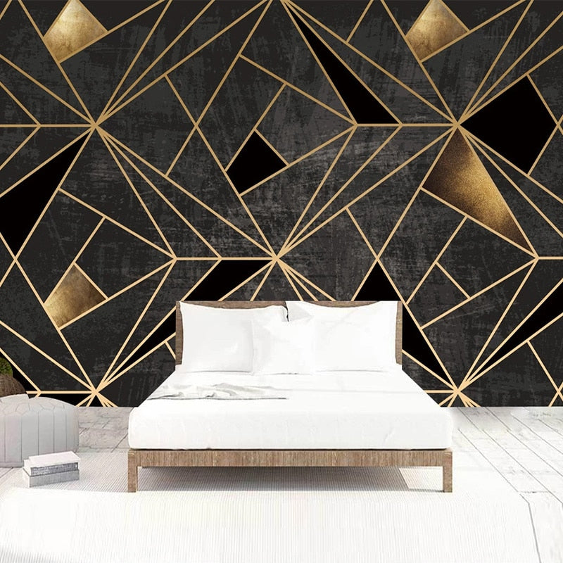 Contemporary wallpaper design in a luxury interior